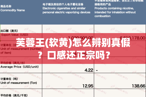 芙蓉王(软黄)怎么辨别真假？口感还正宗吗？